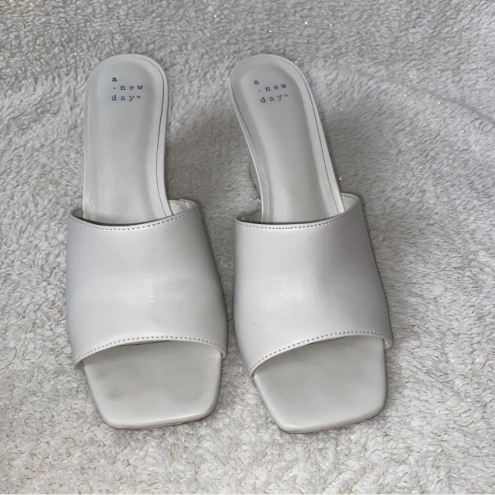 a new day white heels